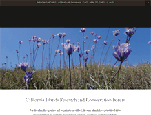 Tablet Screenshot of californiaislands.net